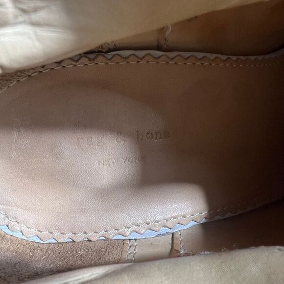 Rag and Bone Harrow warm brown leather boots womens 8 - Picture 8 of 10